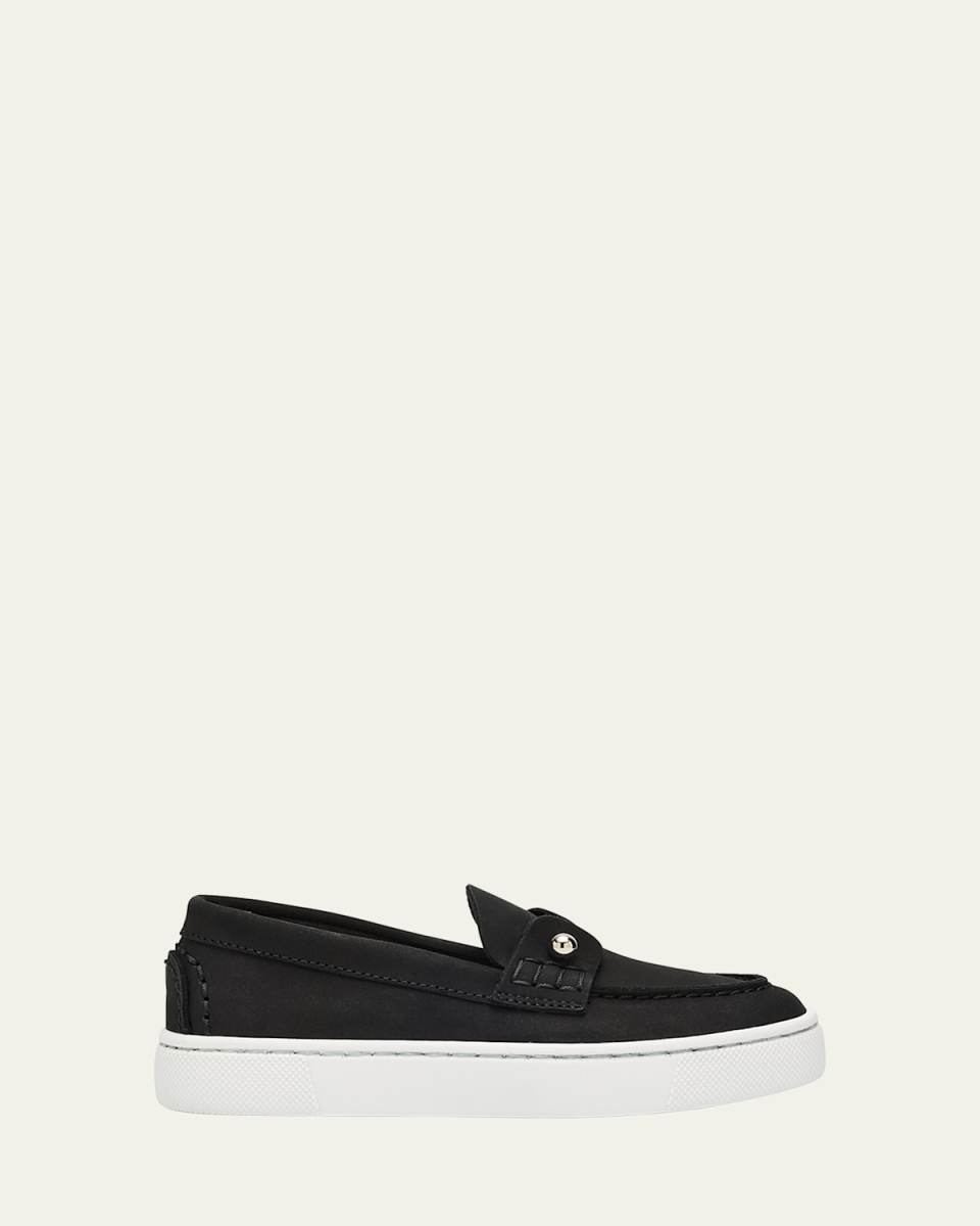 Boy's Chambelikid Nubuck Leather Boat Shoes, Toddler/Kids